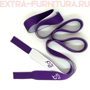 Шнурки плоские 130см, шир.19мм, Кролик, цв.фиолетовый