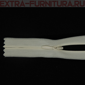 Молния потайная  № 3, 20 см, цв. 306 молочный п/э пл.9,3 гр/м