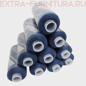 Нитки IDEAL бытовые 40/2 366м, цв.524 синий (уп.10шт)