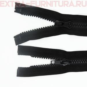 Молния Трактор Т5  2 замка 45 см, цв.322 черный, М