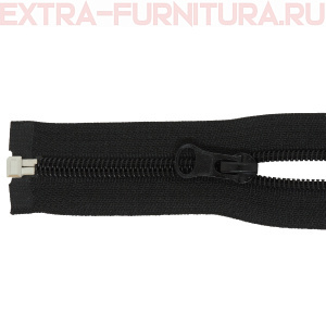 Молния Спираль разъемная дл. 85см, Т5, цв. черный LOGO