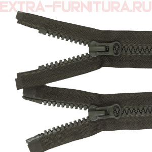 Молния Трактор Т8 2 замка 70см, цв.328 хаки темный, LOGO