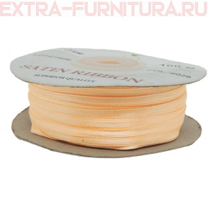 Лента атласная  3 мм  цв.029 бл. персик рул.100м