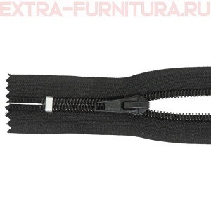 Молния спираль обувная Т7, дл.50 см, цв.322 черный