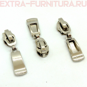 Бегунок декоративный автомат СП5 никель №1 (уп. 50 шт.)