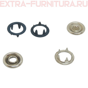 Кнопка рубашечная 9,5мм кольцо, цв.224 морская волна  матовый (уп.1440шт) Buttoni