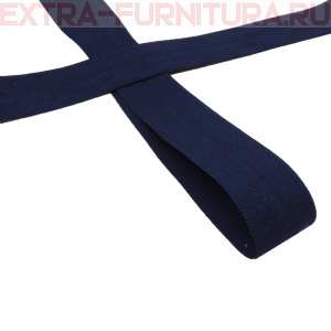 Резинка окантовочная 20мм цв.061 темно-синий, матовая уп. 50м