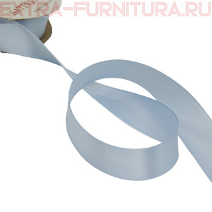 Лента атласная 24 мм цв 182 сиренево-голубой рул. 27,42м