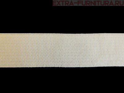 Резинка вязаная, 30мм (+/-2мм) , цв.белый (уп.-50м*8 уп)