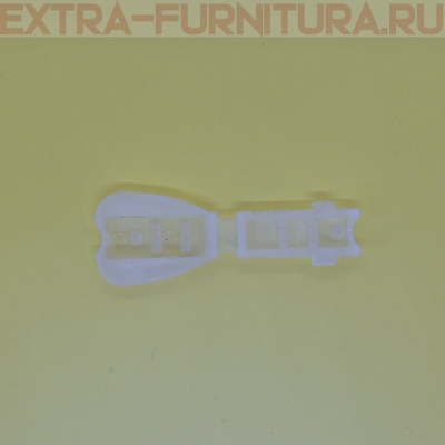 Концевик защёлкивающийся, прозрачный (уп.1000шт)