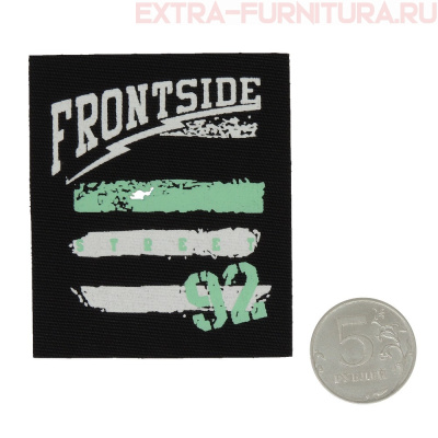 Нашивка FRONTSIDE цв.мята