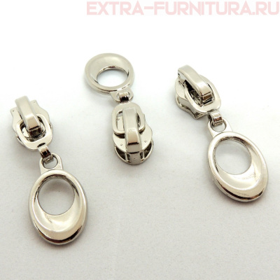 Бегунок декоративный автомат СП5 никель №2 (уп. 50 шт.)