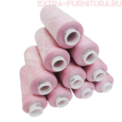 Нитки IDEAL бытовые 40/2 366м, цв.113 св.розовый (уп.10шт)