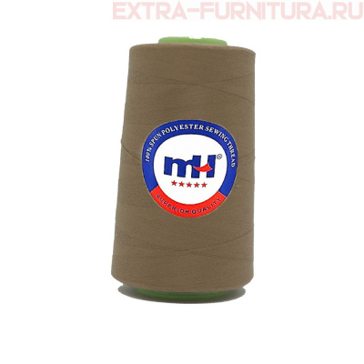 Нитки МН 40/2 п/э  5000 ярдов №395 коричневый *