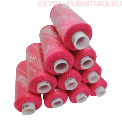 Нитки IDEAL бытовые 40/2 366м, цв.571 розовый (уп.10шт)