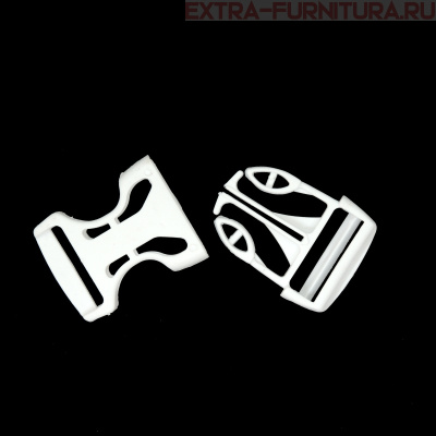 Фастекс 25 мм, арт.Ф-25/3, цв. белый (полипропилен)