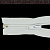 Молния Спираль разъемная дл. 85см, Т5, цв. 101 белый MaxZipper