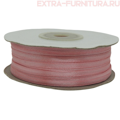 Лента атласная  3 мм  цв.045 розовый рул.100м