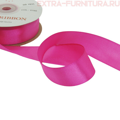 Лента атласная 24 мм цв 168 сиреневый рул. 27,42м