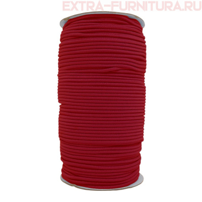 Резинка шляпная 2,5мм цв.148 красный (уп.100м)