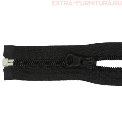 Молния Спираль разъемная дл. 65см, Т5, цв. черный LOGO