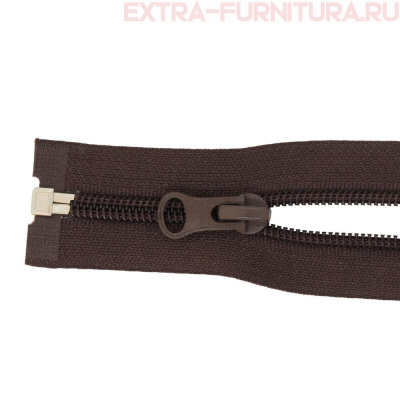 Молния Спираль разъемная дл. 75см, Т5, цв.304 коричневый LOGO