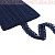 Тесьма вязаная арт.TBY-6307-1 шир.20мм, цв.29 темно-синий, уп.10м