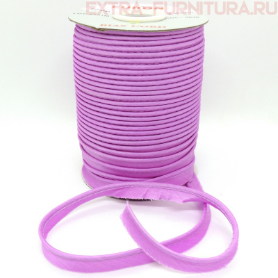 Кант атласный 12 мм, 72 ярда, цв. 036 сиреневый ЕВРО